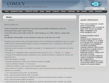 Tablet Screenshot of cosucv.ro